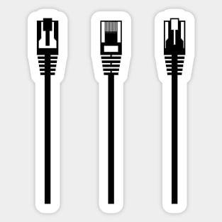 Network Ethernet Internet Cables Sticker